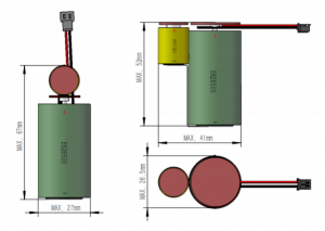 capacitor and battery combination ER26500+HPC1520