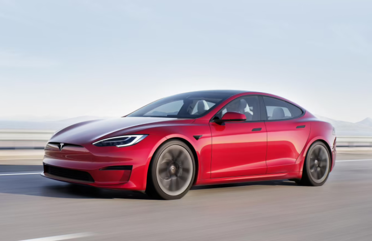 tesla model s red color