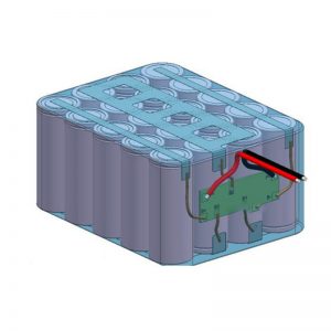 Internal structure of lithium battery pack