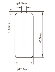 cr17450 lithium battery size